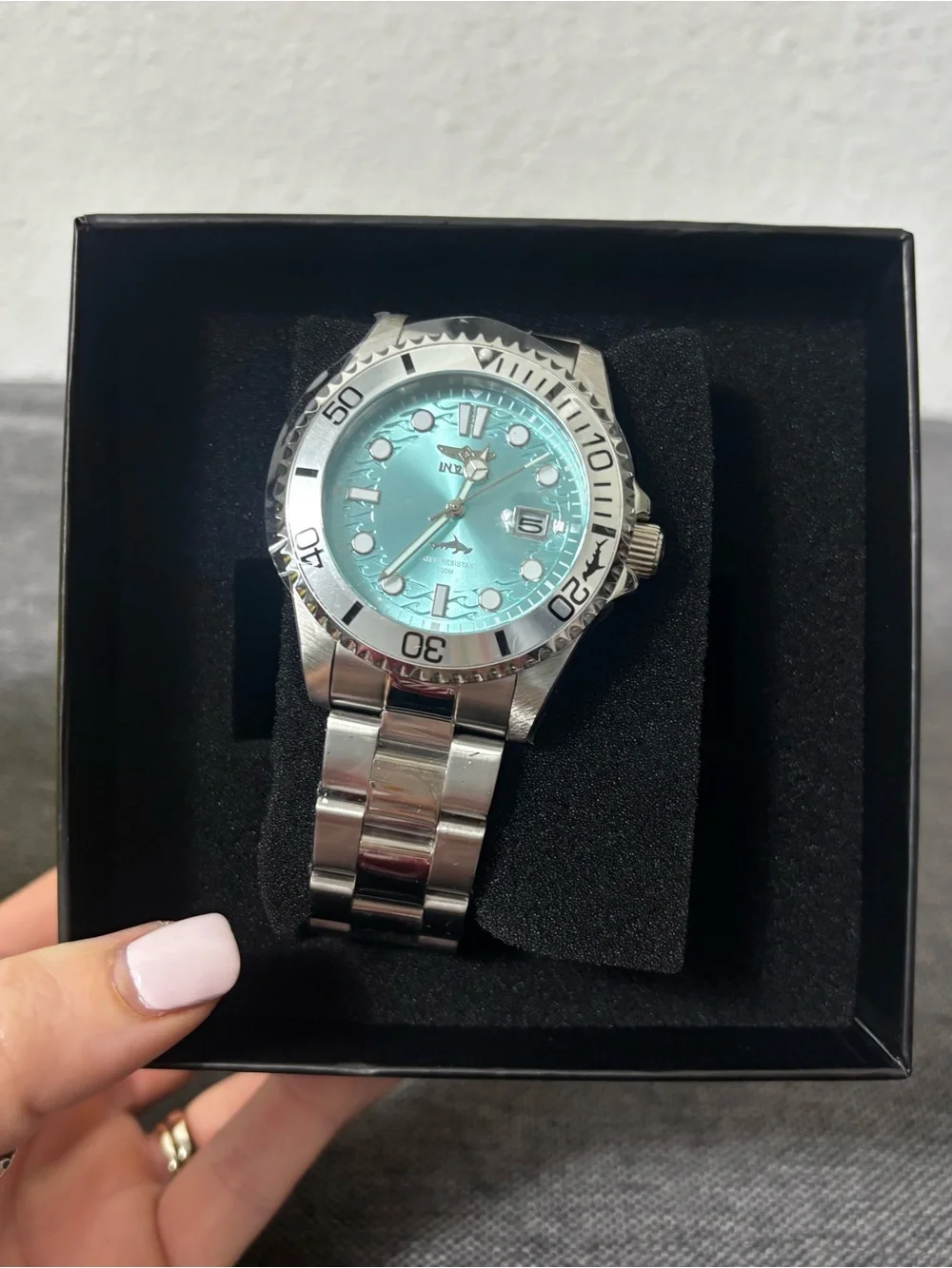 Invicta Pro Diver Men’s Watch Tiffany Blue Dial NWT